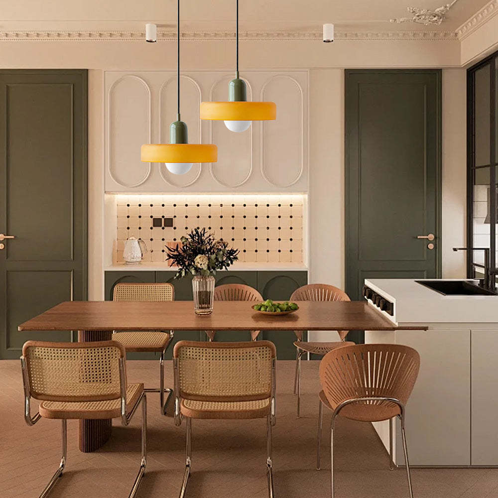 Stylish Bauhaus Fixture Glass Pendant Lamps