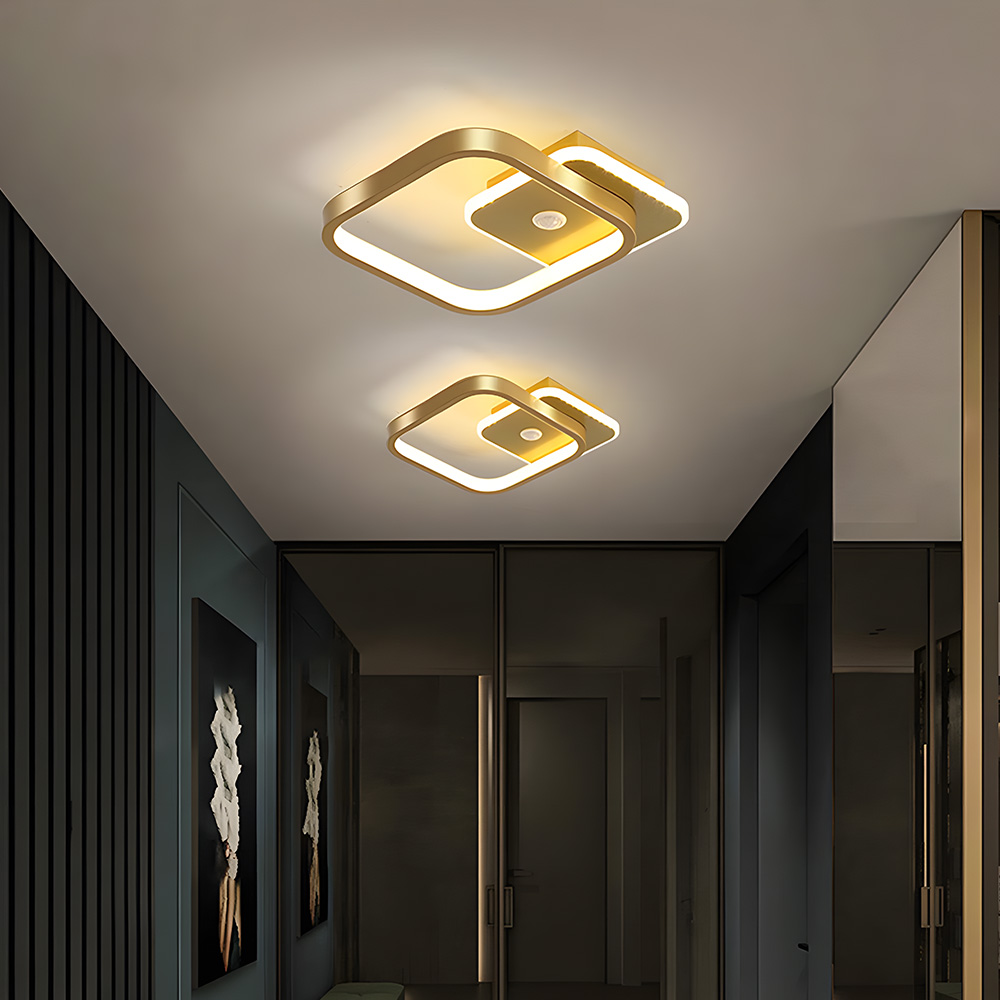 Nordic Fashion Squares Hallway Ceiling Light 