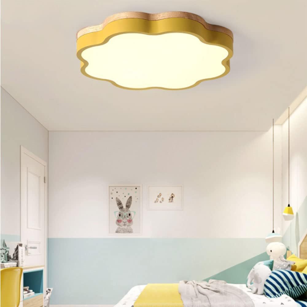 Modern Acrylic Flowers Kid LED Ceiling Light For Bedroom