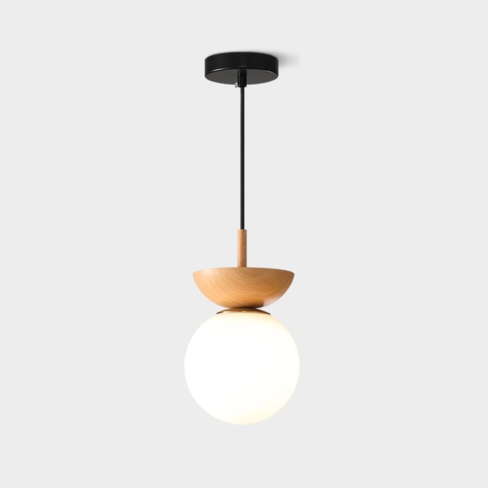 Contemporary Wood Pendant Light
