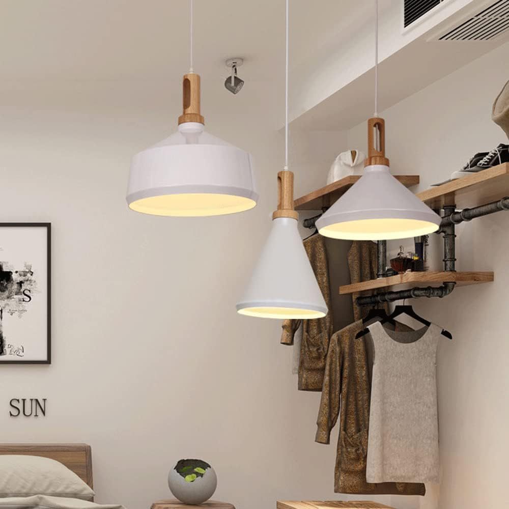 Modern Black Geometry Aluminum Pendant Light For Kitchen