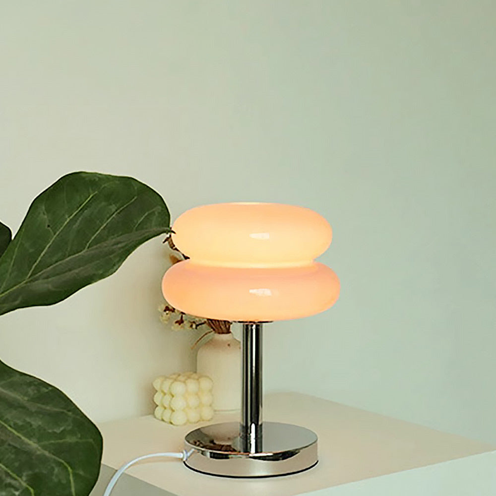 Morandi Glass Simple Living Room Mini Table Lamp