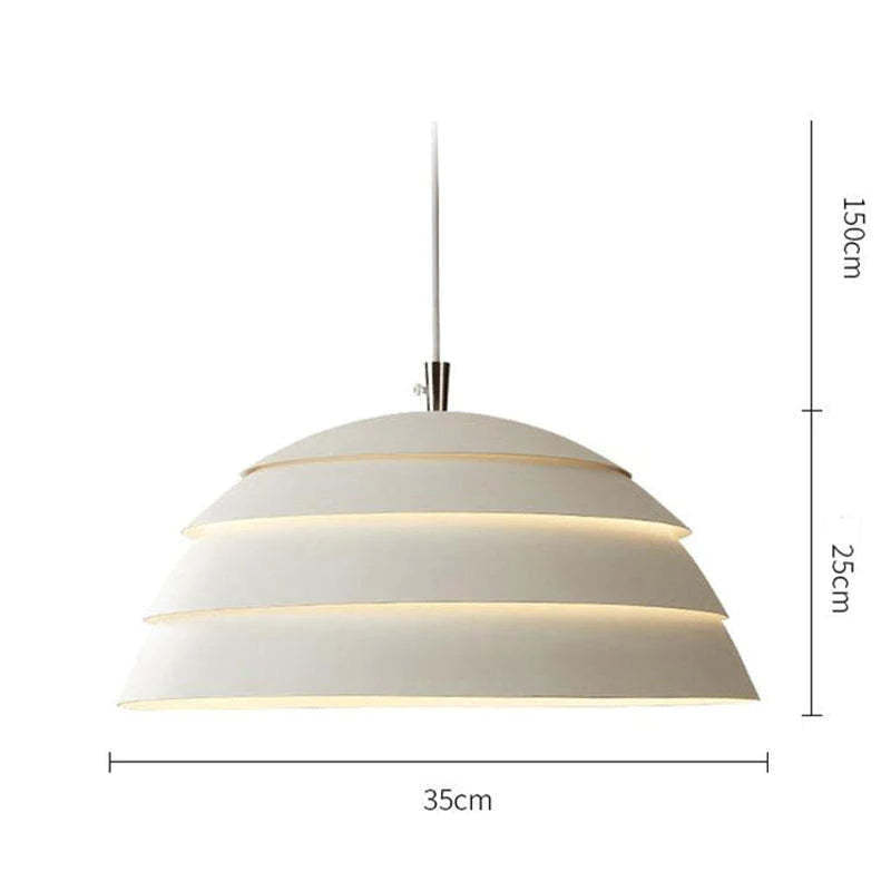 Modern Bowl Metal Pendant Light for Dining Room & Living Room -Homdiy