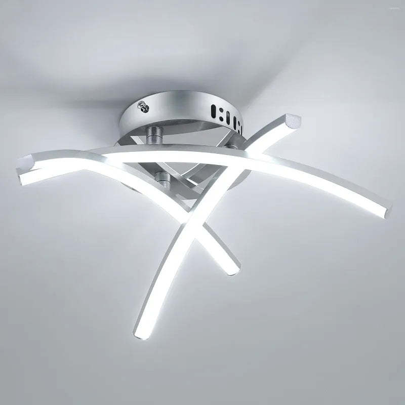 Nordic Creativity Trident Arc Bedroom LED Ceiling Light