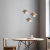 Minimalist Rustic Wood Round Pendant Lights