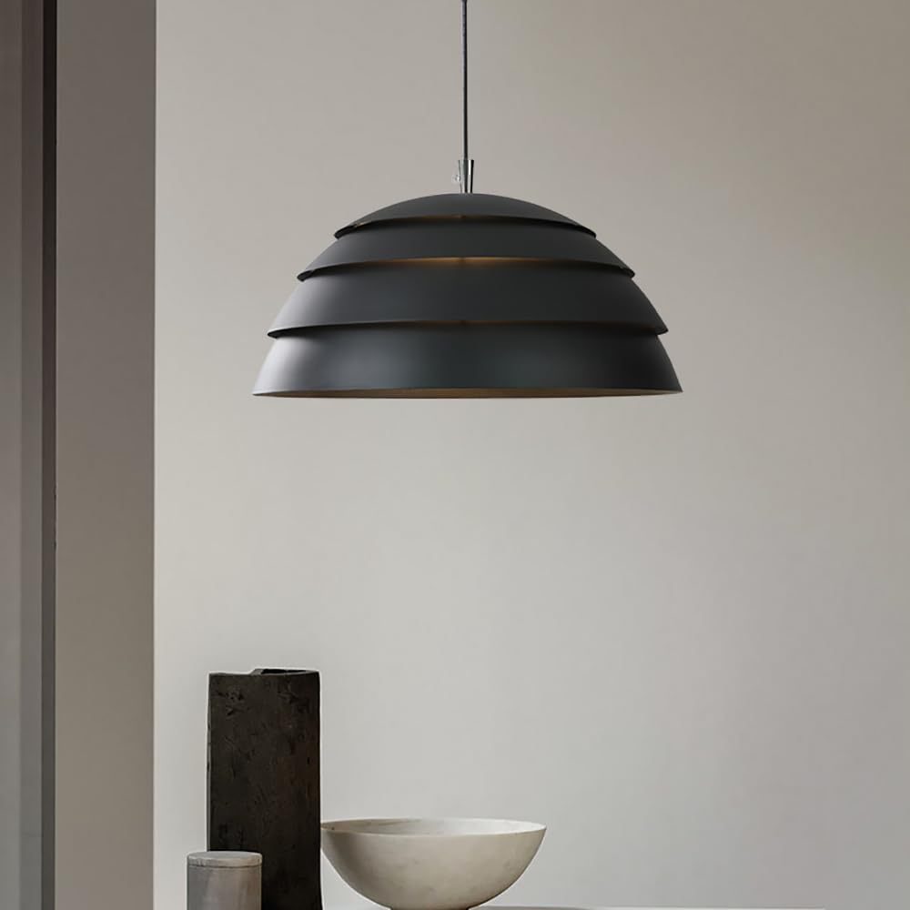 Simple White Industrial Pendant Lamp