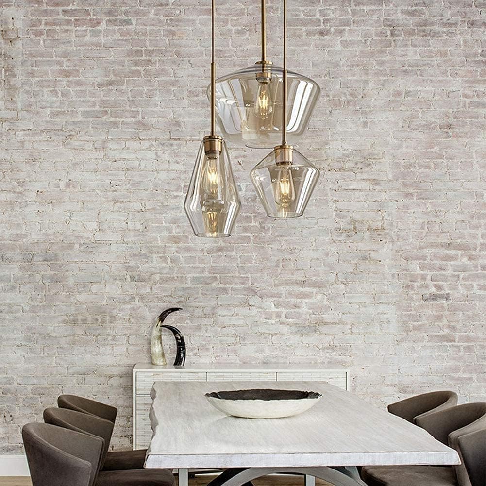 Art Deco Glass Kitchen Pendant Light