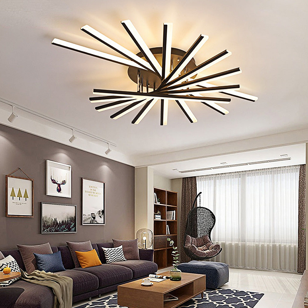 Nordic Minimalist Iron LED Ceiling Lighting