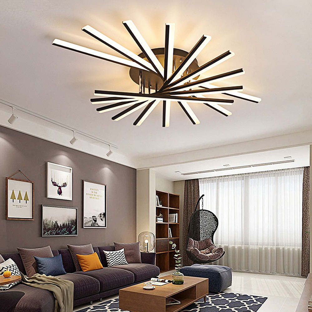 Nordic Minimalist Iron LED Ceiling Lighting
