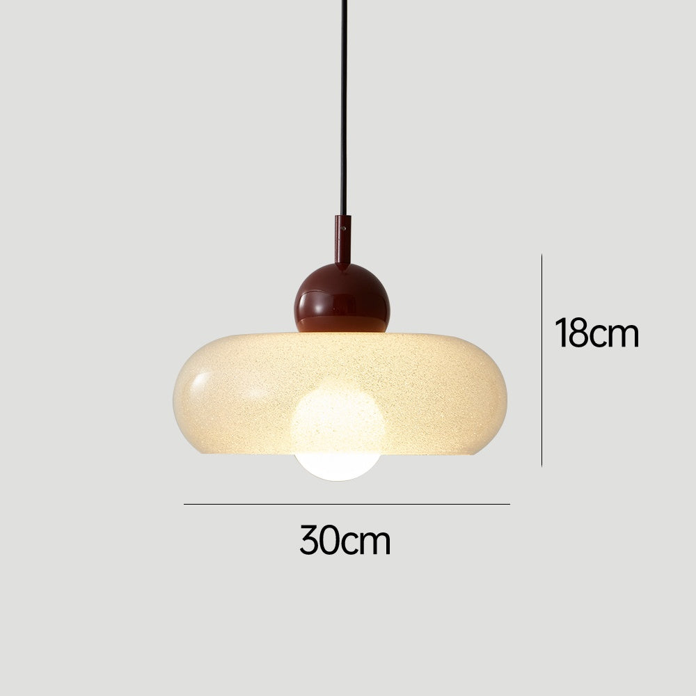 Modern Minimalist Red Iron Pendant Lights For Living Room