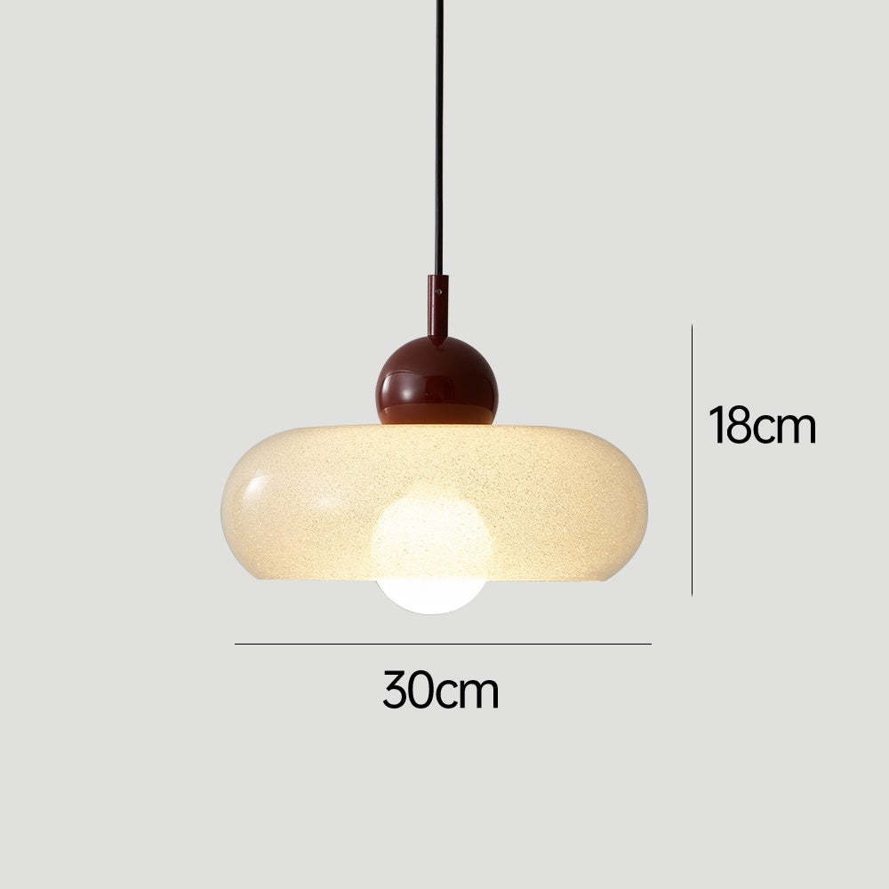 Modern Minimalist Red Iron Pendant Lights For Living Room