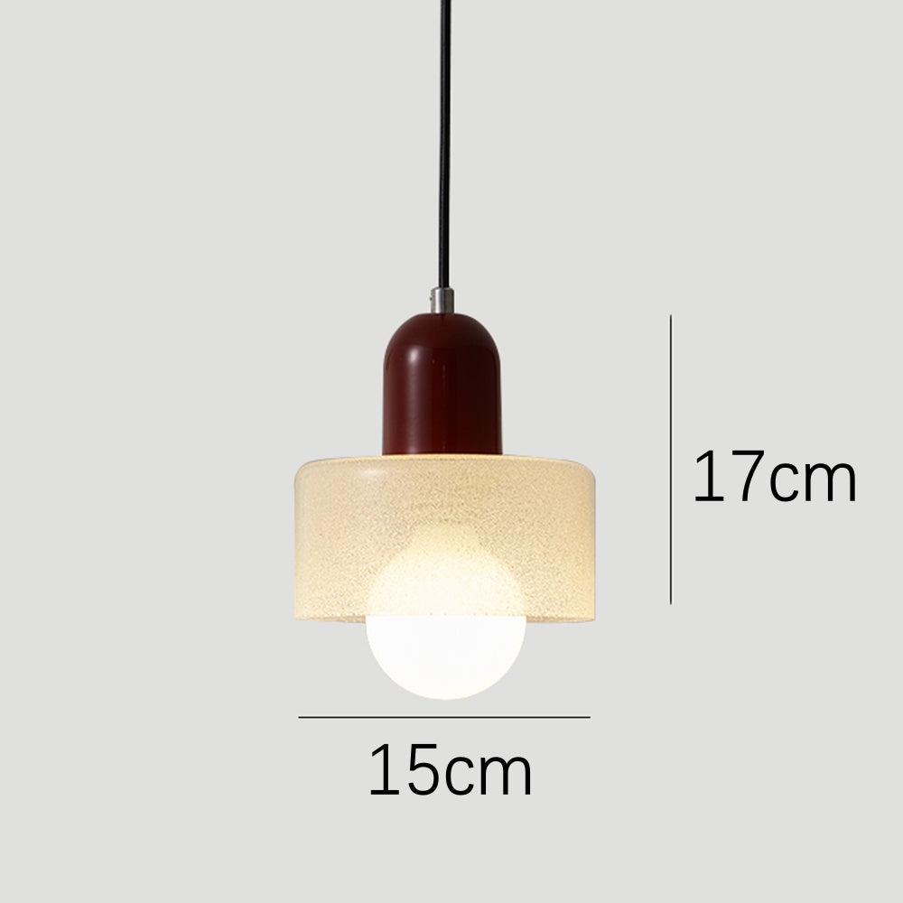 Contemporary Nordic Transparent Glass Living Room Pendant Lights