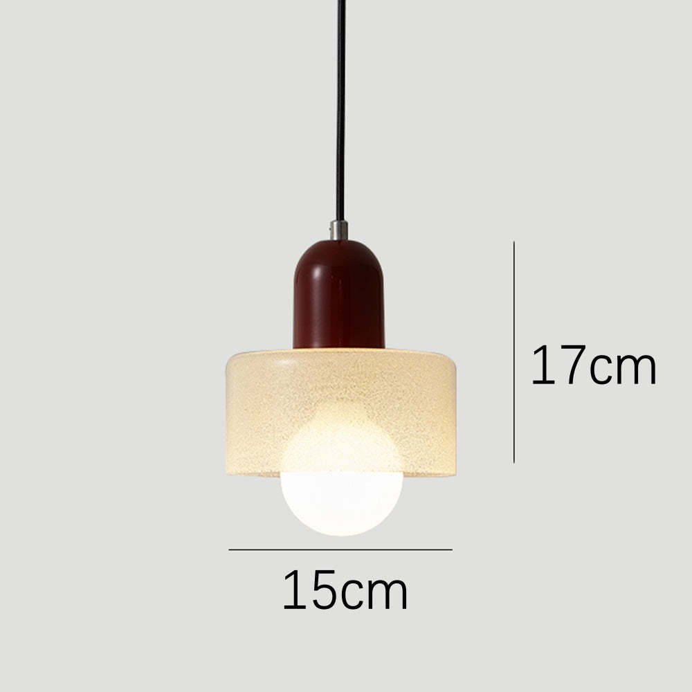 Contemporary Nordic Transparent Glass Living Room Pendant Lights