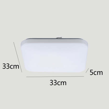Minimalist Modern Square LED Ceiling Light for Bedroom