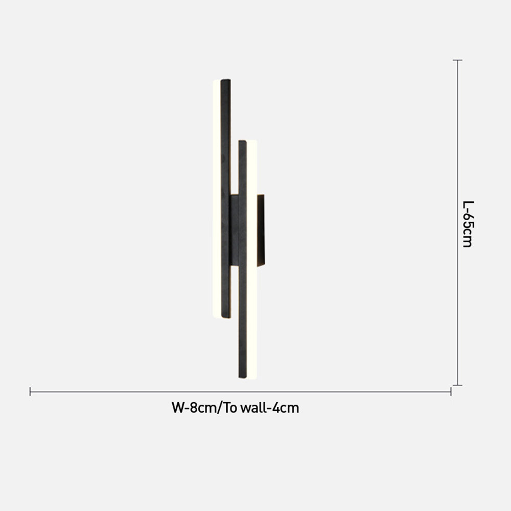 Modern Long Acrylic Wall Sconce Living Room LED Wall Lights