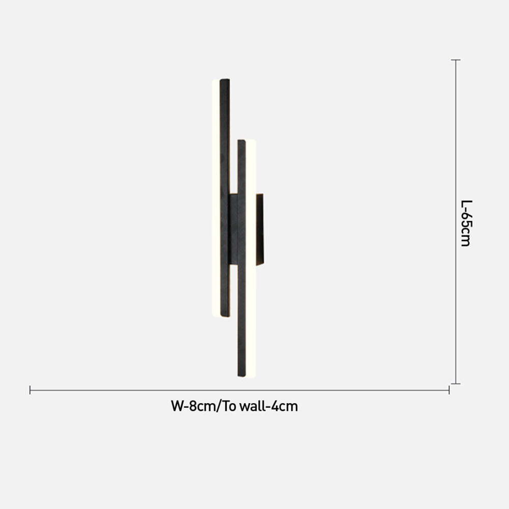 Modern Long Acrylic Wall Sconce Living Room LED Wall Lights