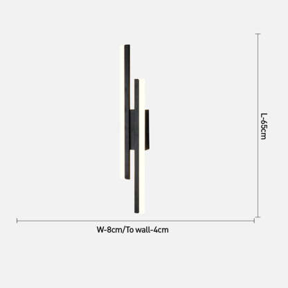 Modern Long Acrylic Wall Sconce Living Room LED Wall Lights