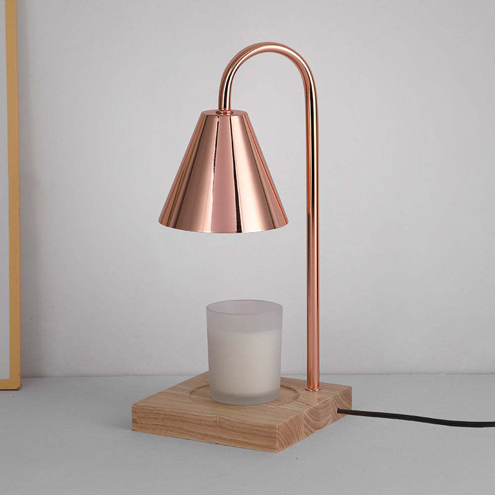 Wood Simple Iron Bedroom Mini Candle Warmer Light