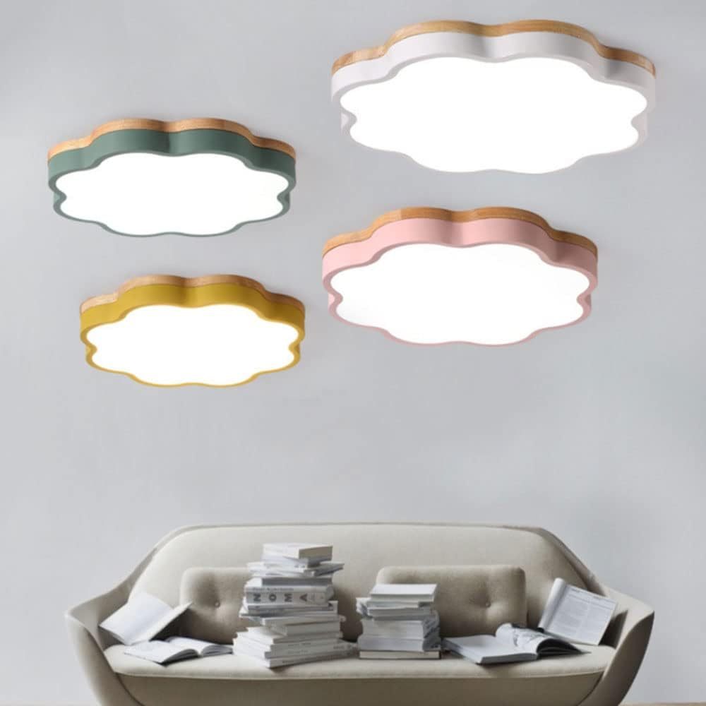 Modern Acrylic Flowers Kid LED Ceiling Light For Bedroom