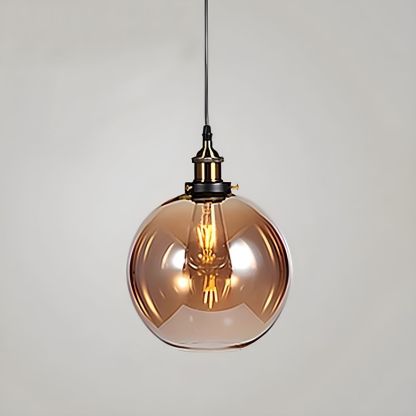 Nordic Simple Clear Glass Bedside Pendant Lighting