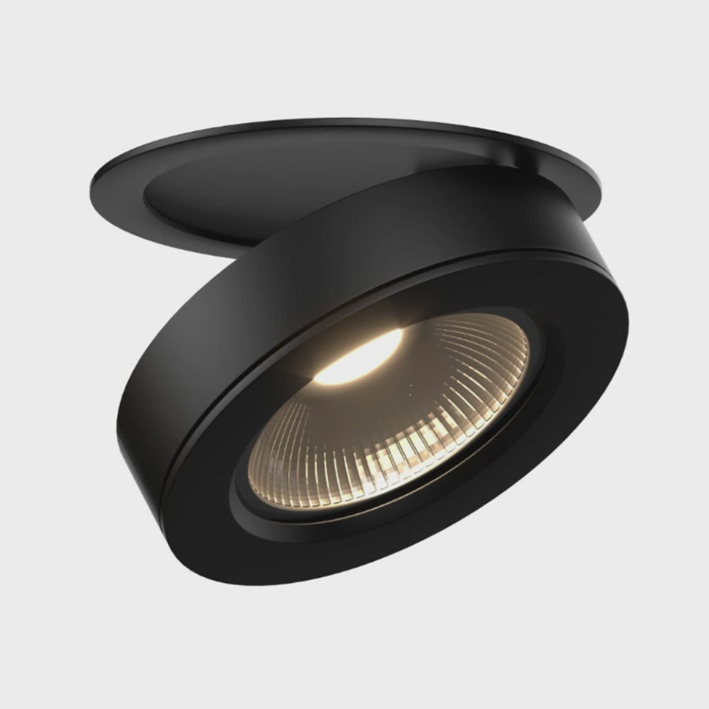 360° Rotatable Compact Round Aluminum LED Ceiling Downlights For Hallway
