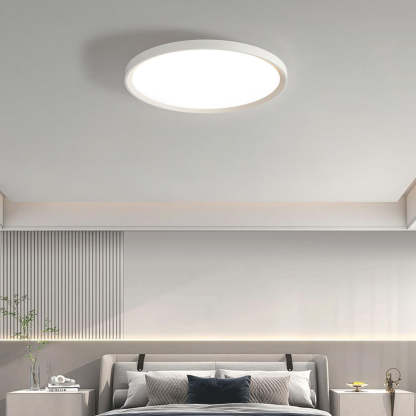 Contemporary Minimal Decor Iron Living Room Flush LED Ceiling Light
