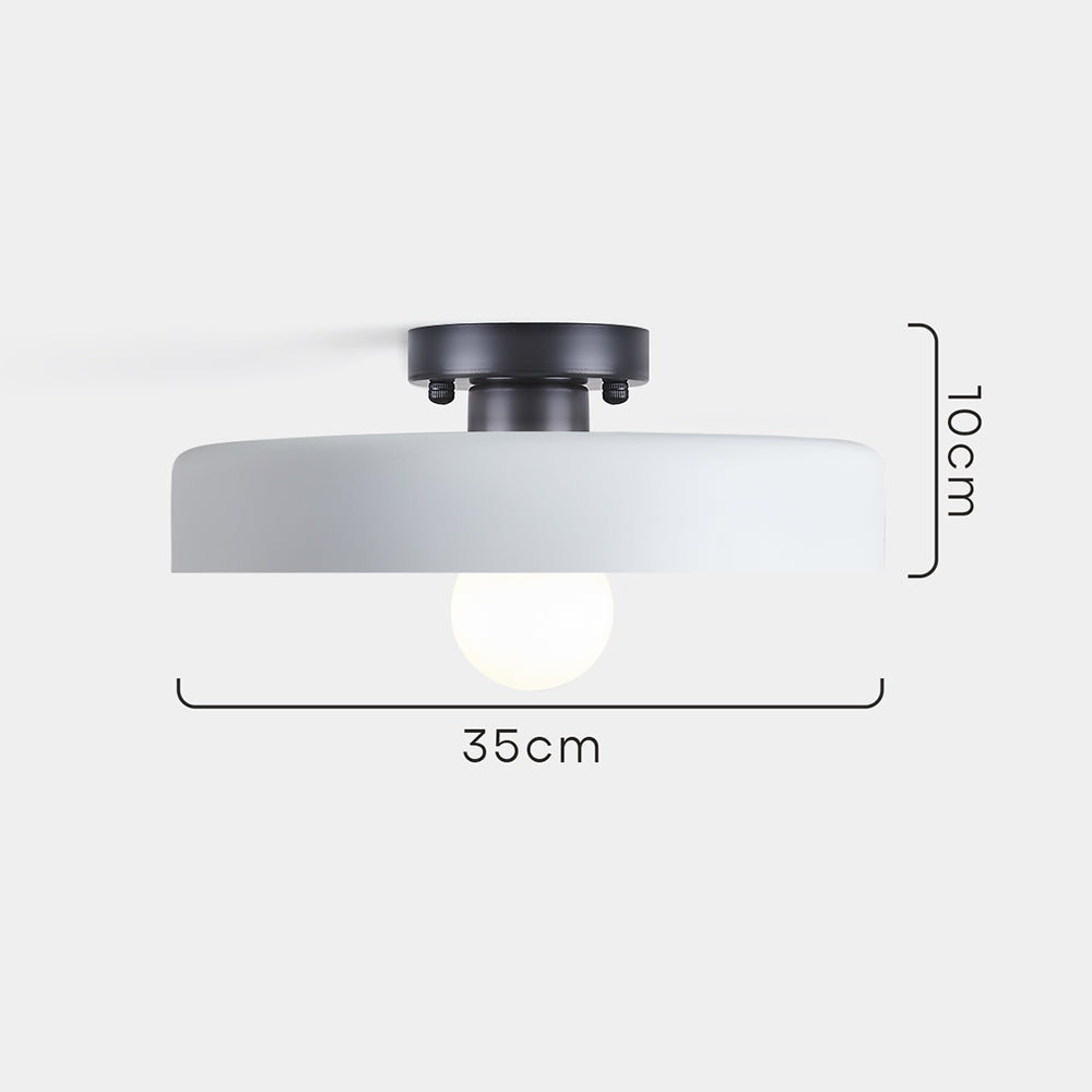 Modern Art Decor Iron Round LED Flush Mount Ceiling Lights