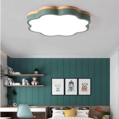 Modern Acrylic Flowers Kid LED Ceiling Light For Bedroom