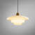 Mid Century Art Milk White Glass Pendant Light -Homdiy