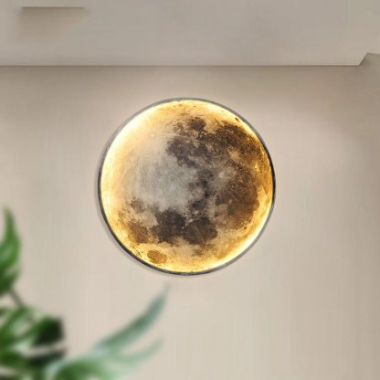 LED Moon Acrylic Home Decro Wall Lamp