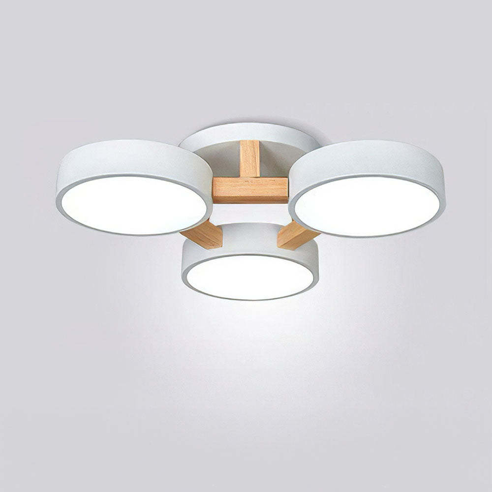 Simple LED Semi Flush Bedroom Ceiling Lighting