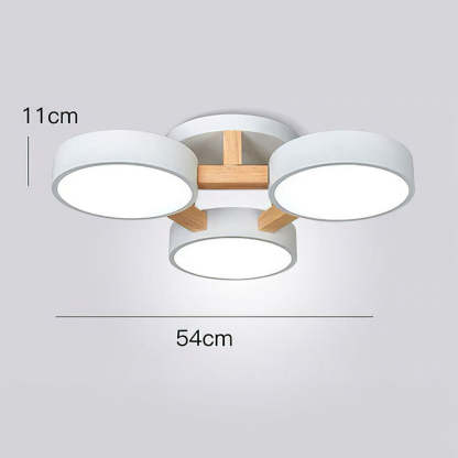 Simple LED Semi Flush Bedroom Ceiling Lighting
