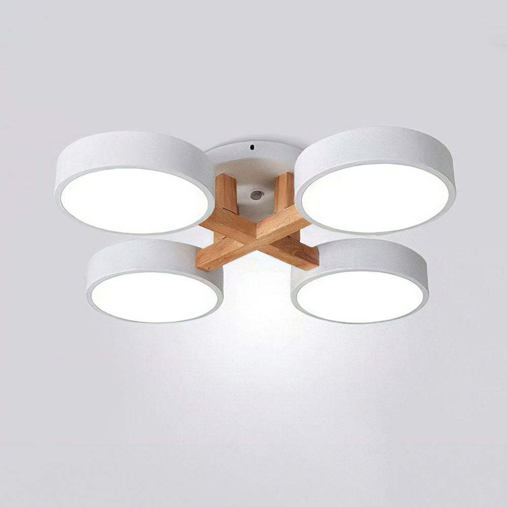Simple LED Semi Flush Bedroom Ceiling Lighting
