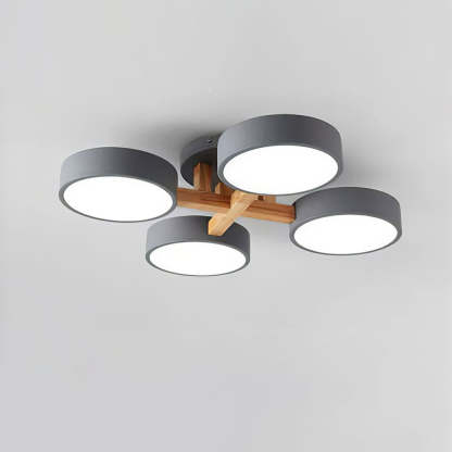 Simple LED Semi Flush Bedroom Ceiling Lighting