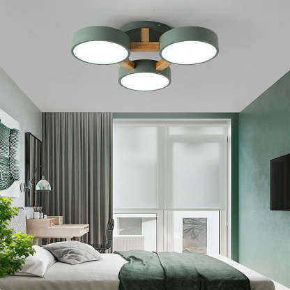 Simple LED Semi Flush Bedroom Ceiling Lighting