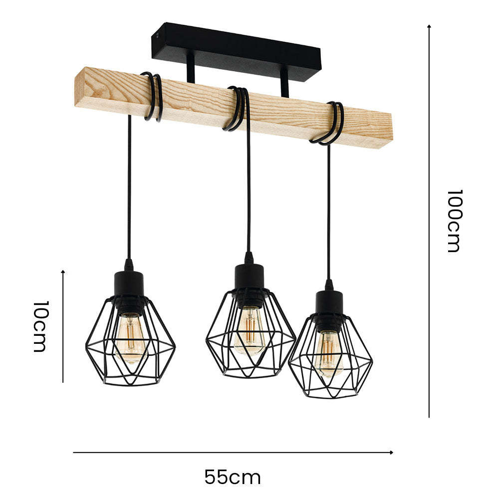 Contemporary Black Iron Ceiling Lights For Kitchen Island