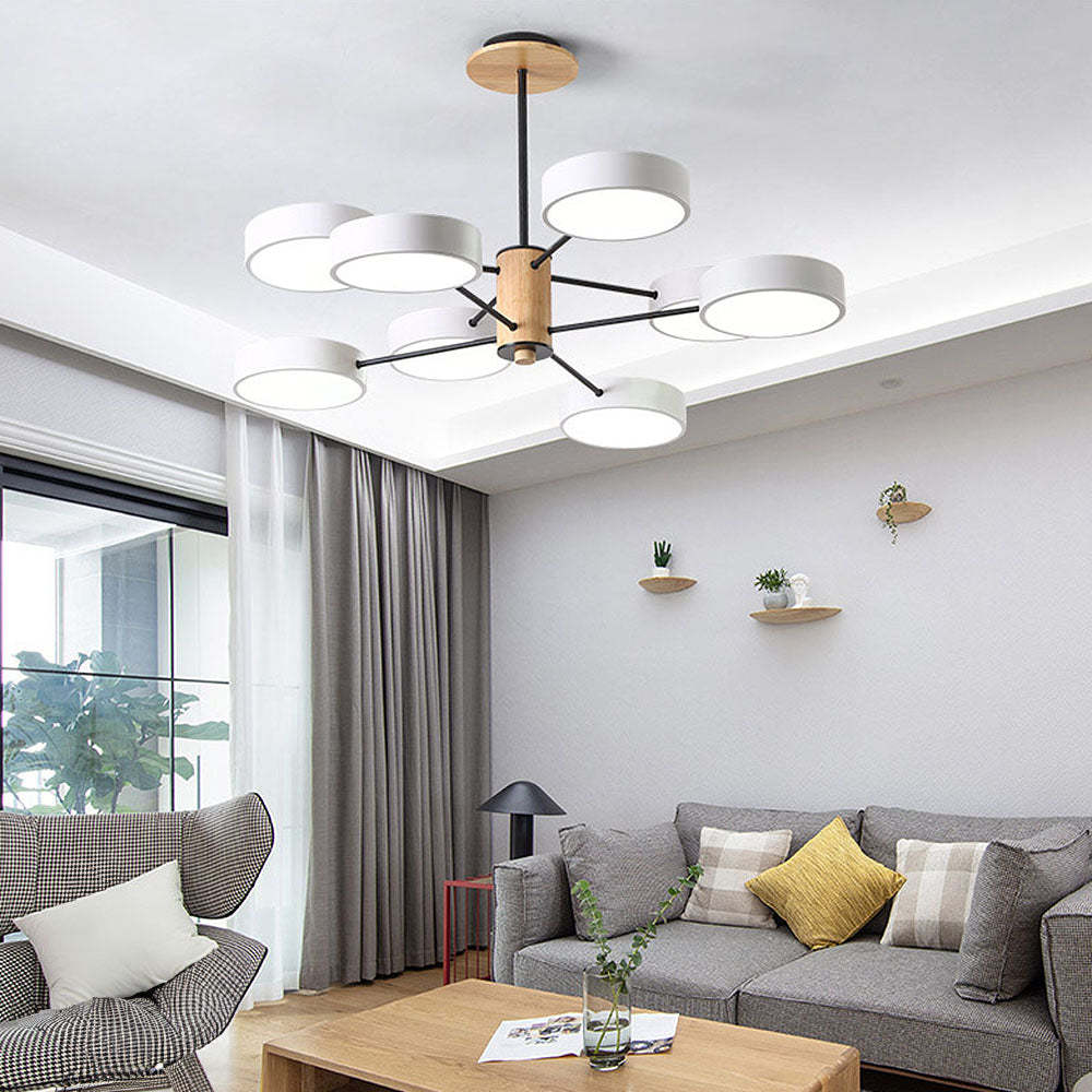 Multi-Arm Modern LED Pendant Light