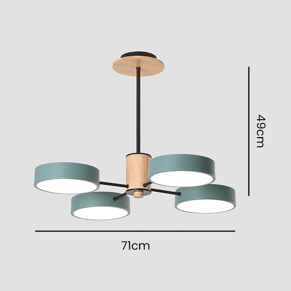 Multi-Arm Modern LED Pendant Light