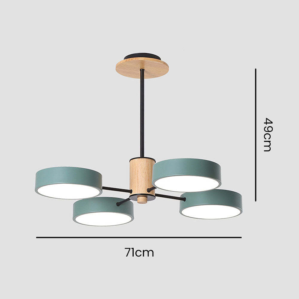 Multi-Arm Modern LED Pendant Light