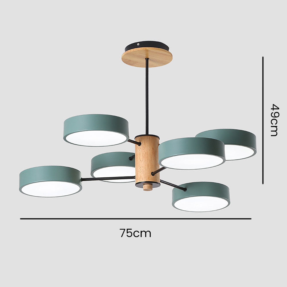 Multi-Arm Modern LED Pendant Light