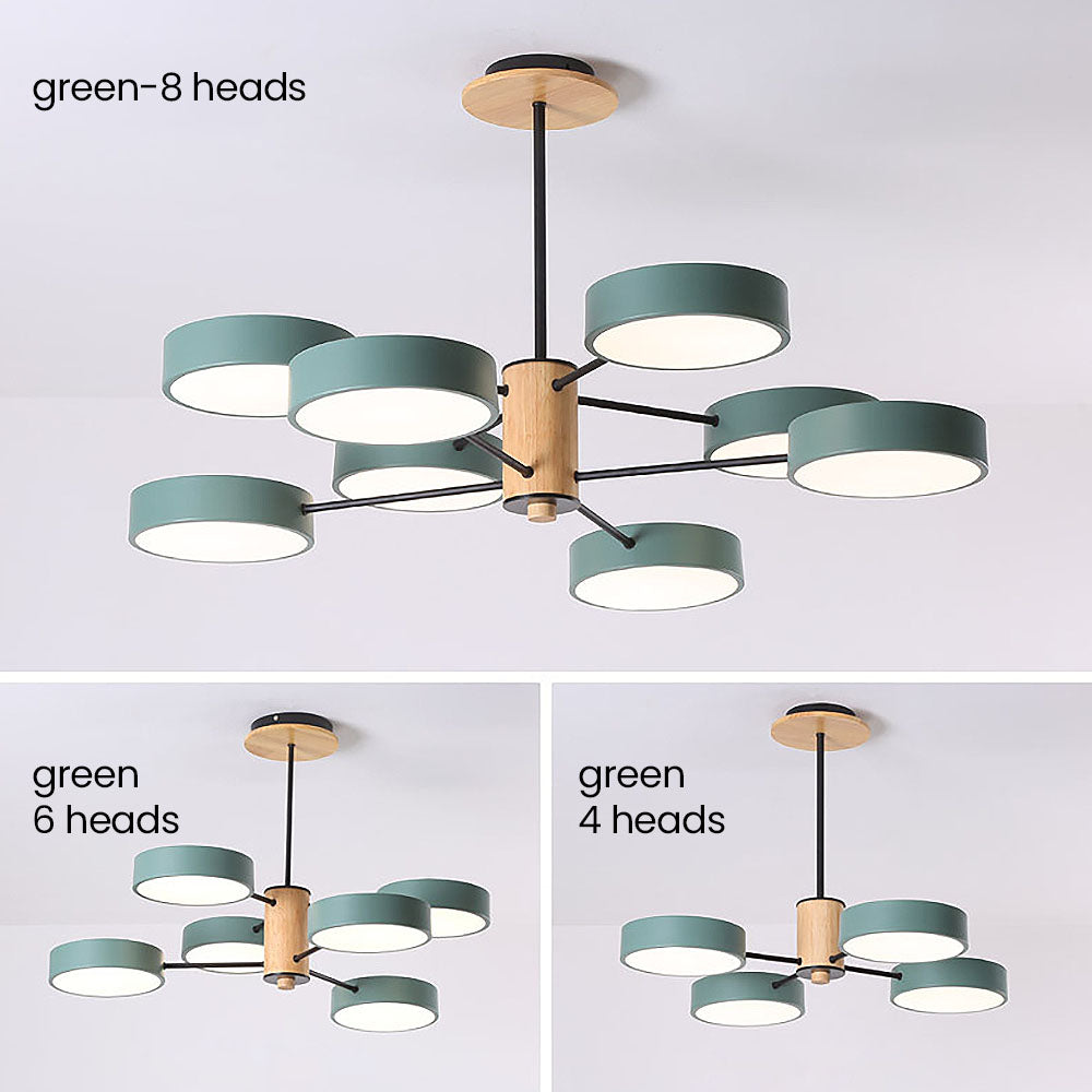 Multi-Arm Modern LED Pendant Light
