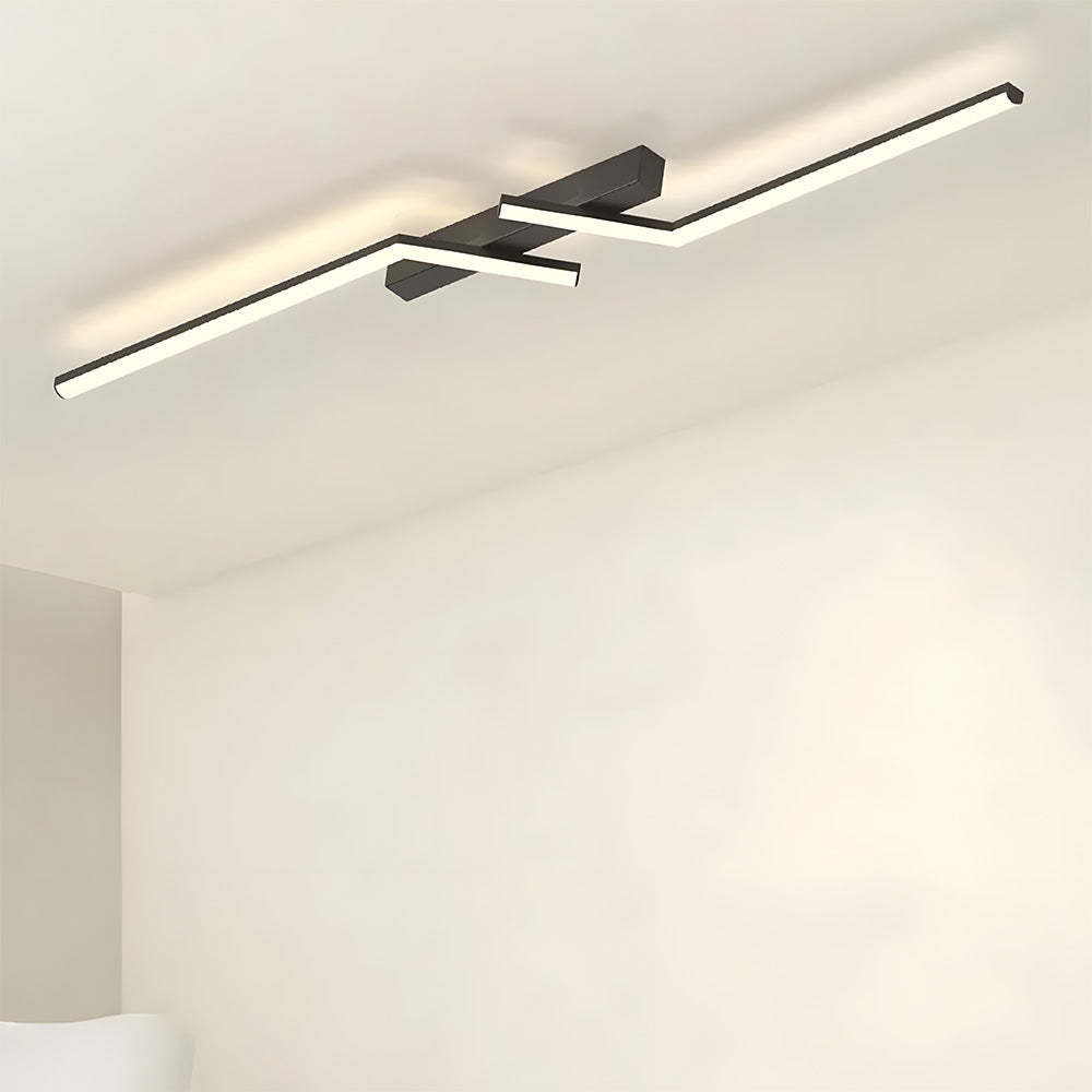 Minimalist Modern Long Strip LED Ceiling Light For Living Room