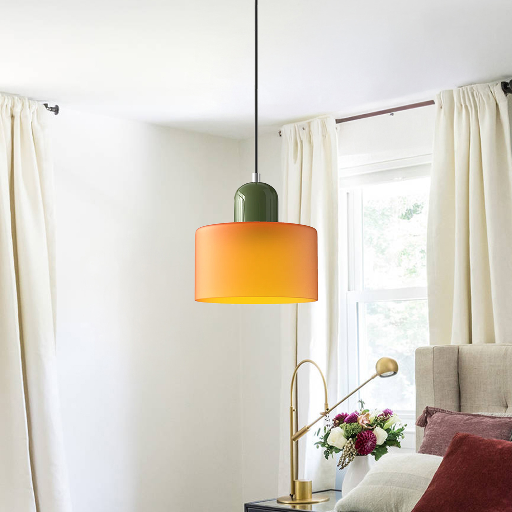 Contemporary Bauhaus Glass Pendant Lamp