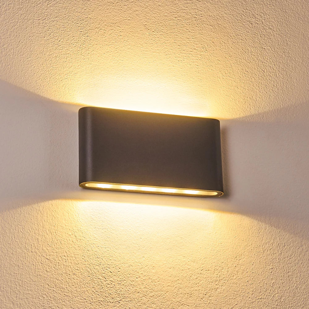 Modern Aluminum Up Down LED Outdoor Wall Light