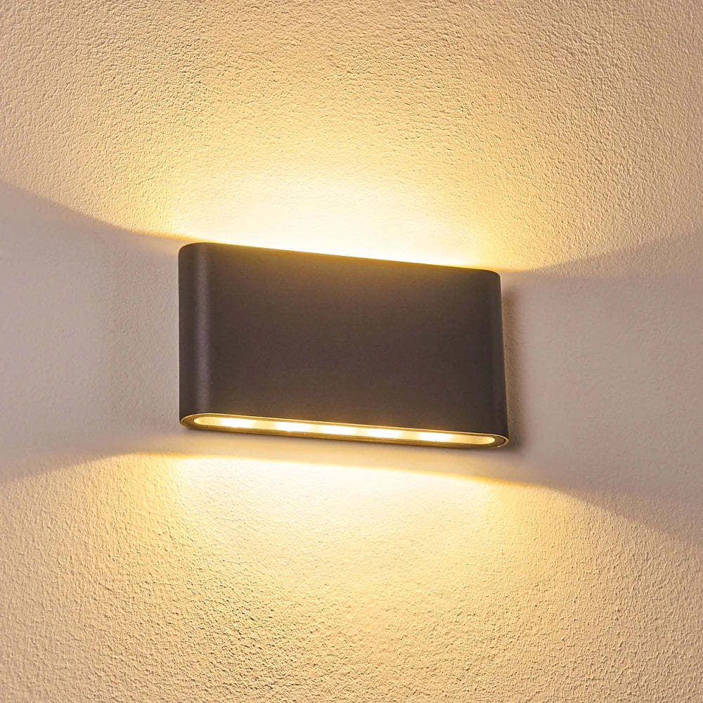 Modern Aluminum Up Down LED Outdoor Wall Light