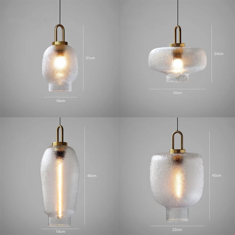 Modern Frosted Glass Pendant Lights