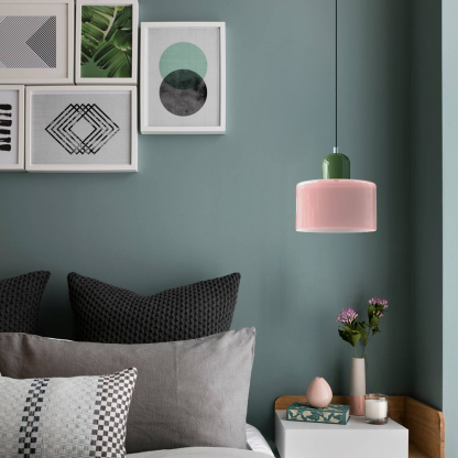 Contemporary Bauhaus Glass Pendant Lamp