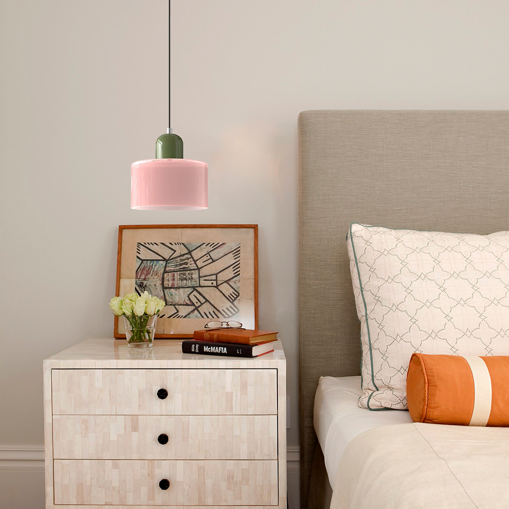 Contemporary Bauhaus Glass Pendant Lamp