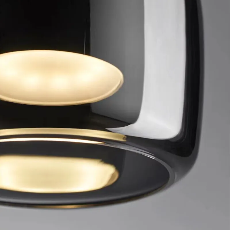 Modern Simple Glass Bowl Led Kitchen Pendant Light