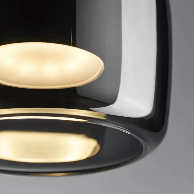 Modern Simple Glass Bowl Led Kitchen Pendant Light